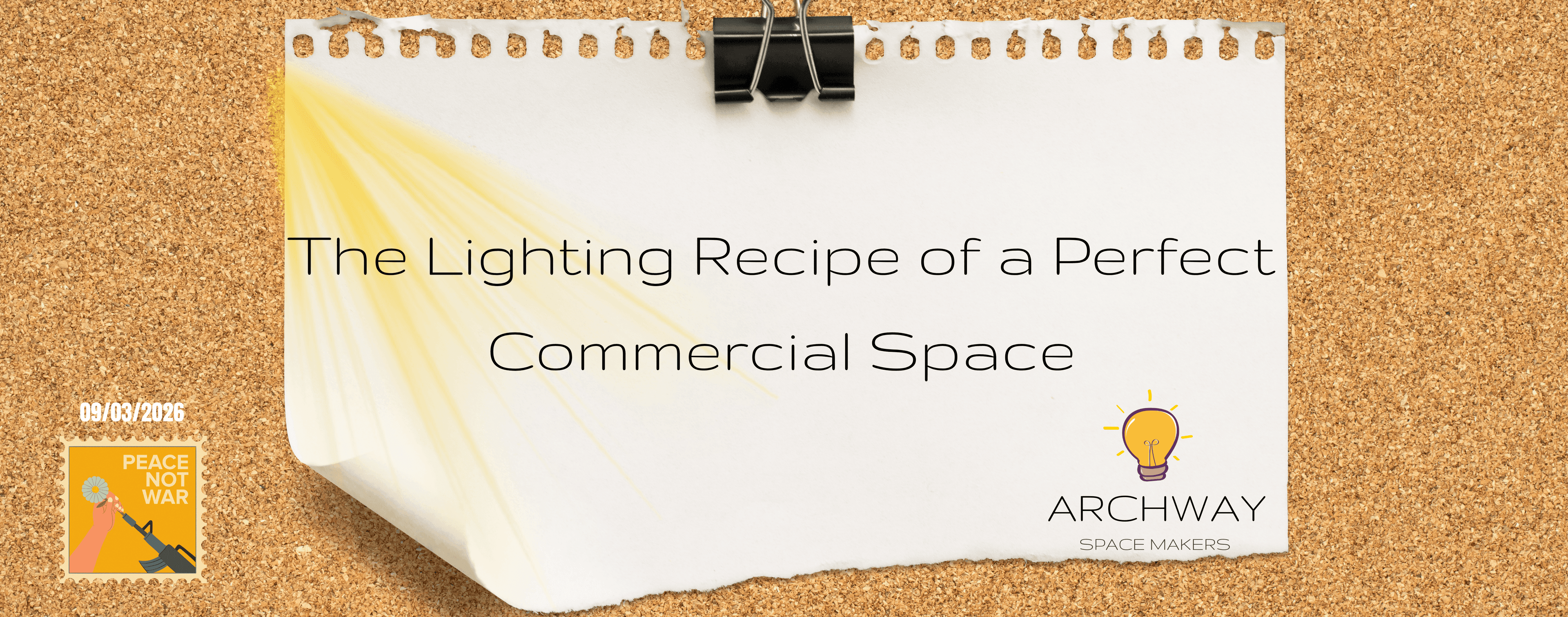 The Lighting Recipe of a Perfect Commercial Space